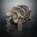 Modern Robot Mechanical Tortoise Mechanical Animal Science Fiction Tortoise 3d model