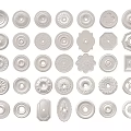 European-style lamp panel gypsum carved lamp panel 3d model