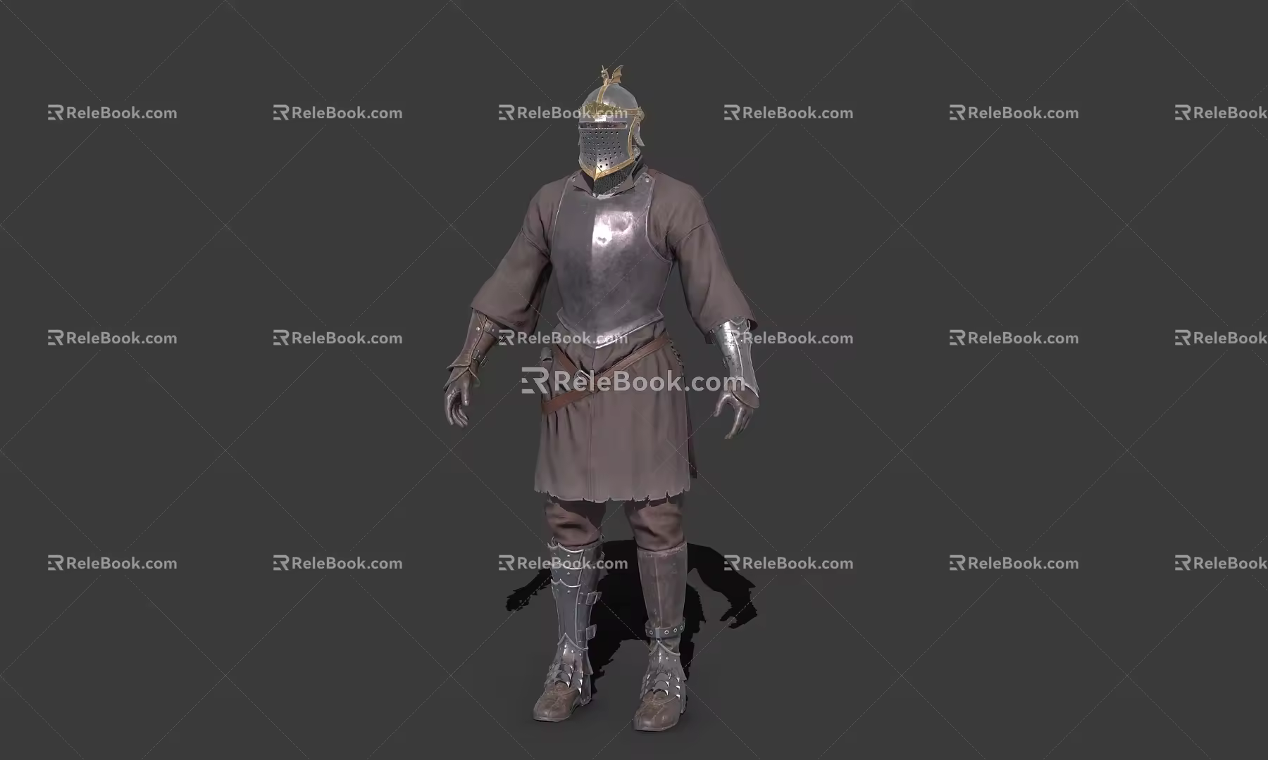 Commander of the Royal Knights Knight Captain Warrior Guard 3d model