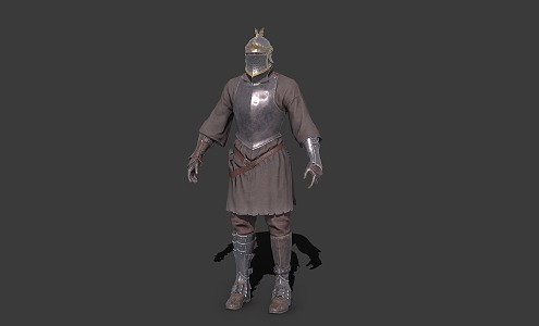 Commander of the Royal Knights Knight Captain Warrior Guard 3d model