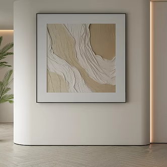 modern decorative painting 3d model