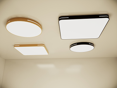 Modern ceiling lamp hollow ceiling lamp model