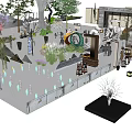Material Landscape Collection 3d model