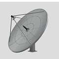 High Gain Industrial Dish Antenna with Durable Metal Frame and Stable Support Base