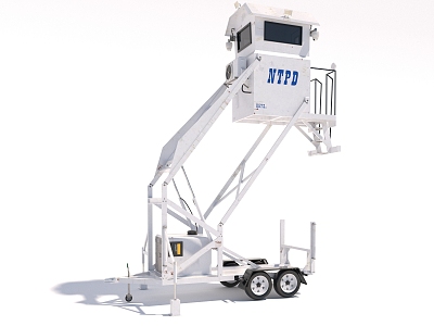 Modern lift equipment 3d model