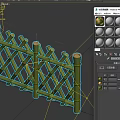 Bamboo Garden Ornament Fence With Lattice Design And Different Decorative Styles