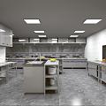 Back Kitchen Hotel Back Kitchen Catering Kitchen 3d model