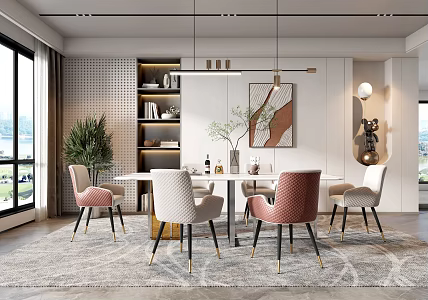 Modern Restaurant 3d model