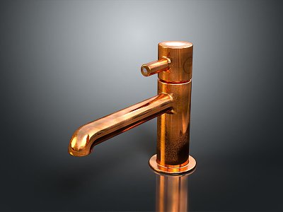 Multi-angle faucet metal faucet full copper faucet stainless steel faucet life supplies 3d model