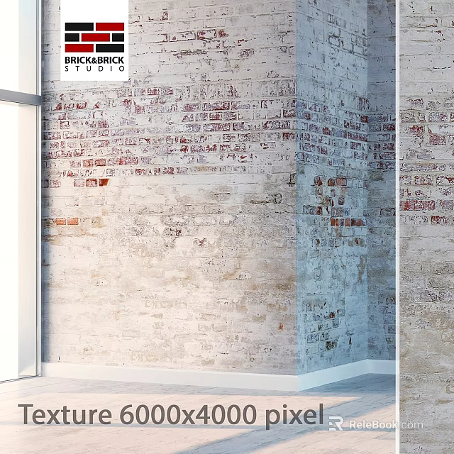 Vintage Decorative Brick Wall Design With Exposed Texture For Interior Spaces 3d model 