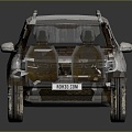 Hyundai Dacia Falling Ash Car Hummer Pickup 3d model