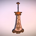 Industrial Equipment With Cylindrical Structure Intricate Surface Patterns Top Mounted Device And Sturdy Base