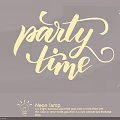 Creative Neon Lamp Combination With Stylish Lettering For Party And Club Use