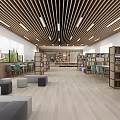 Modern Bookstore 3d model