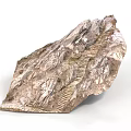 Detailed 3D Rock Formation Model With Winding Stone Steps And Natural Texture