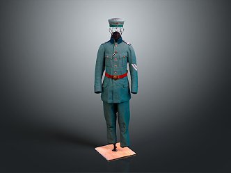 Military Uniform Military Clothing Military Clothing Officer Clothing Police Uniform General Clothing General Clothing 3d model