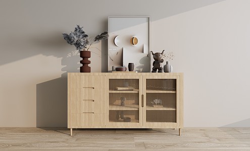 Nordic Side Cabinet 3d model