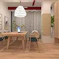 Modern Pilates Studio Interior With Reformer Equipment Wooden Floor And Mirrors