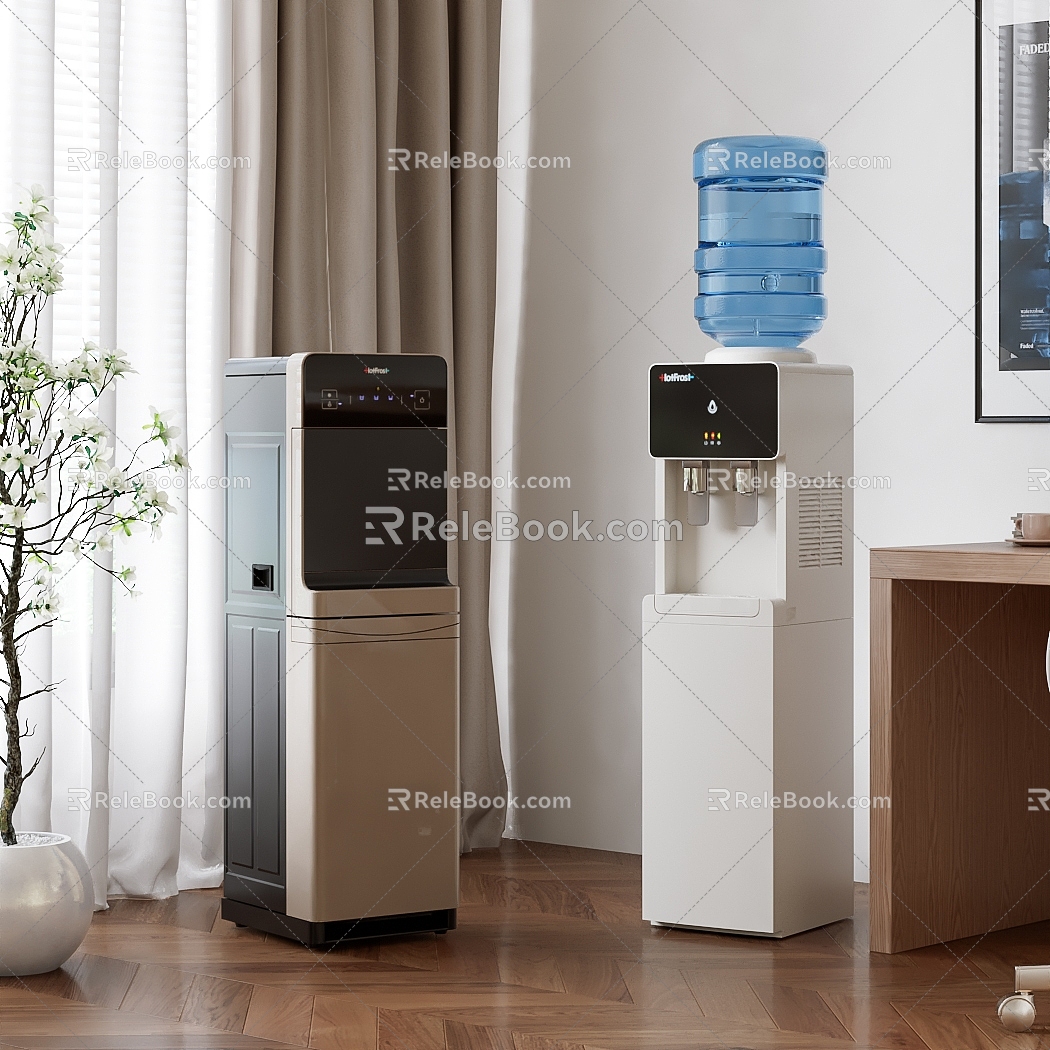 Modern Vertical Water Dispenser Smart Home Water Dispenser Multifunctional Water Purification Water Dispenser Barreled Water Dispenser 3d model