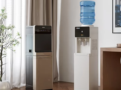 Modern Water Dispensers In Home Living Room Setup 3d model
