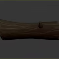 Natural Wooden Log Surface With Detailed Wood Grain And Small Protrusion