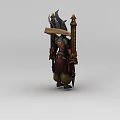 Ornate Inflatable Model With Golden Decorations Long Robe And Pointed Headdress