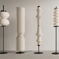 Quiet Floor Lamp Floor Lamp Combination 3d model