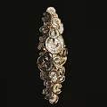 Modern Luxury Metal Petal Chandelier Hanging Living Room Decorative Lighting Fixture