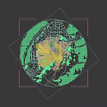 Aerial Urban Planning Featuring Modern High Rise Buildings Waterfront Green Spaces And Road Network