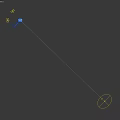Industrial Sweeper Robot With Brushes Wheels And Yellow Lights On Gray Body