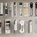 modern charging pile 3d model