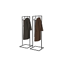 Modern clothes hanger clothing 3d model