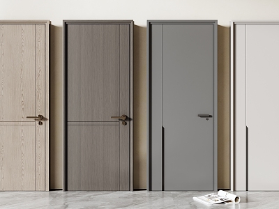 Swing door bedroom door model