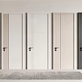 Single door SU model 3d model