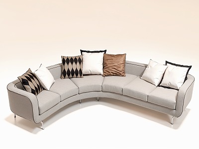 Furniture Sofa Coffee Table Combination model