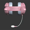 Cute Pink Cat Ear Headphones With Microphone For Kids Comfortable Design