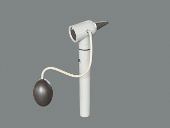 Bumming otoscope medical equipment 3d model