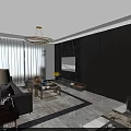 Modern Luxury Wine Cabinet For Elegant Open Living And Dining Home Interior Design