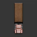 Red Flatbed Truck With Classic Design Wooden Cargo Bed And Chrome Accents