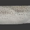 Scenic Landscape Of A Sandy Beach With Footprints And Textures