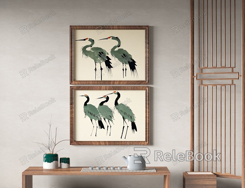 New Chinese Decorative Painting model