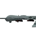 Advanced Smart Military Drone With Payload And Mission Capabilities 3d model