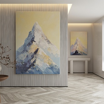 modern decorative painting 3d model