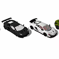 Stylish Sports Cars In Various Colors With Aerodynamic Body And Sleek Design