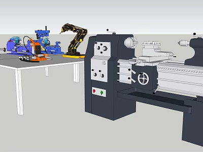 modern machine 3d model modern machine 3d model