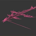 Black Dragon Sculpture With Long Body Spikes Wings And Fierce Design On White Background