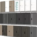 Various Styles Security Doors With Different Colors And Modern Lock Designs For Home Safety