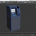 Commercial ATM Machine With Touch Screen Keypad And Card Slot For Business Use