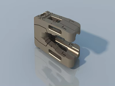 Swing Door Metal Hardware Component With Structural Design For Home Use 3d model