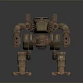 Mech Warrior Mech Soldier Machine Battlearm Mechanical Battlearm Machine Fighter Robot 3d model